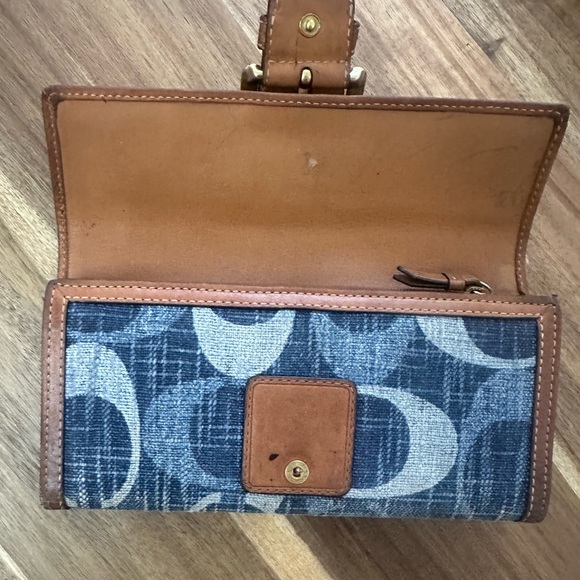 Coach denim Y2K wallet - Picture 2 of 6